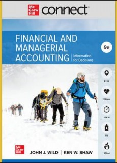 Connect Online Access for Financial & Managerial accounting, Information for decisions 9th Edition