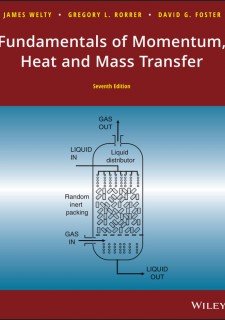 [ebook] Fundamentals of Momentum, Heat, and Mass Transfer, Enhanced eText 7th Edition