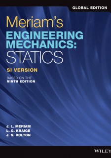 [ebook] Meriam's Engineering Mechanics: Statics, SI Version, Global Edition 9th Edition