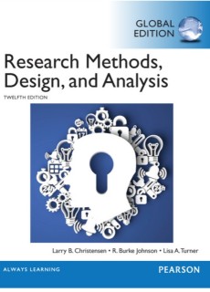 Research Methods,Design, and Analysis 12e