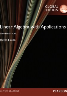 [eBook] Linear Algebra with Applications, Global Edition