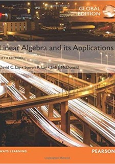 [eBook] Linear Algebra and Its Applications, Global Edition