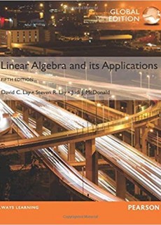 [eBook] Linear Algebra and Its Applications, Global Edition