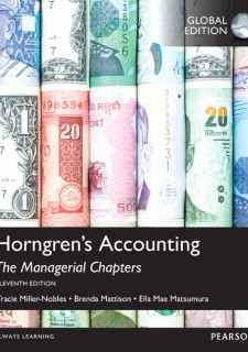 Horngren's Accounting: The Managerial Chapters, eBook, Global Edition
