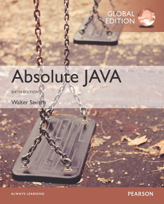 (ebook) Absolute Java, eBook, Global Edition