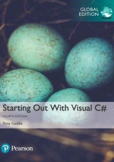 Starting out with Visual C#, eBook, Global Edition