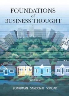 Foundations of Business Thought,10th edition